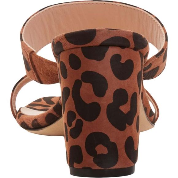 Stuart Weitzman Womens Olive 75 Brown Animal Print Dress Sandals Shoes NWT - Picture 3 of 3